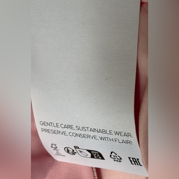 Asymmetrical One-Shoulder Pink Ruffle Dress - Picture 9 of 11